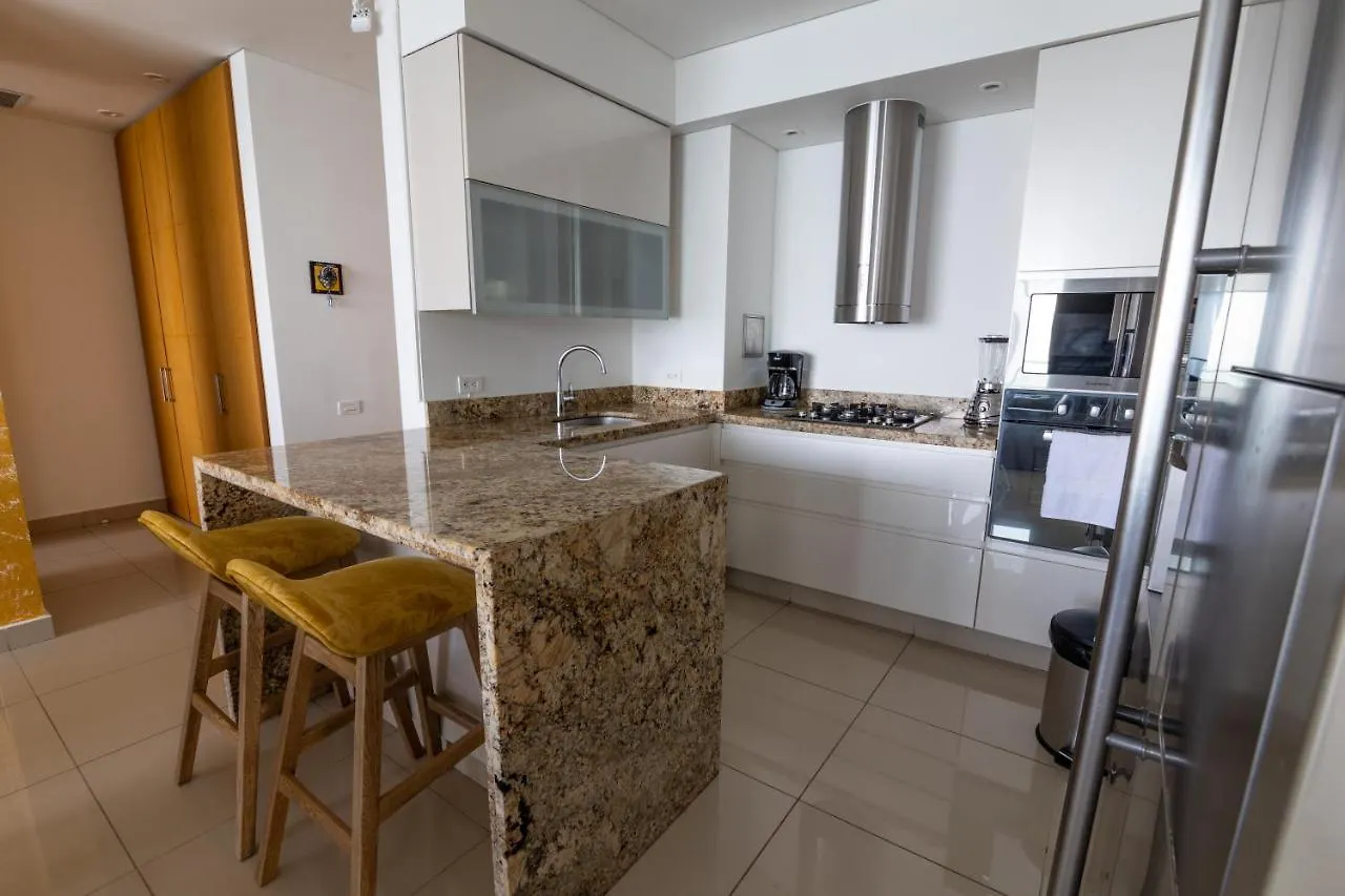 Apartamento De Lujo H2 Plaza Bocagrande Cartagena Apartment