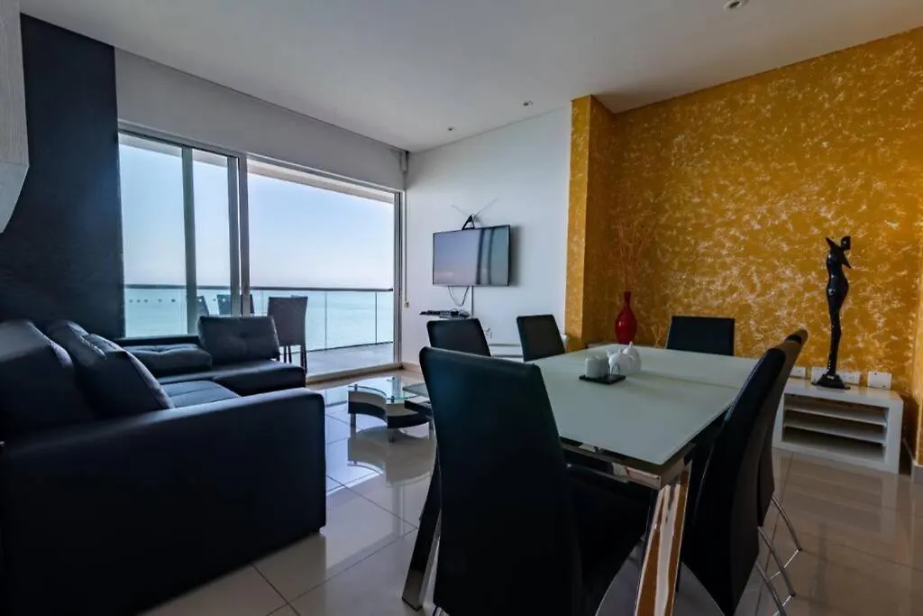 Apartamento De Lujo H2 Plaza Bocagrande Cartagena Apartment