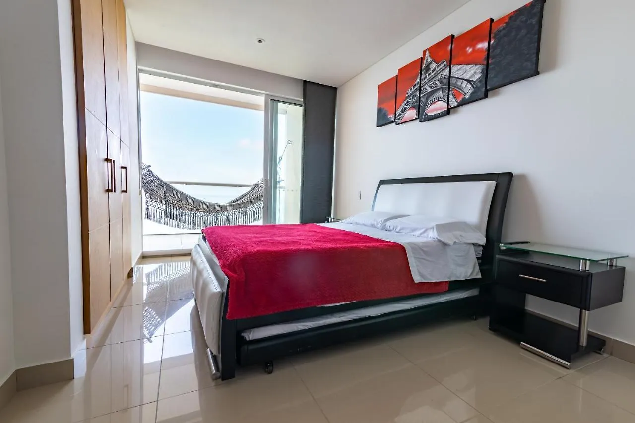 Apartamento De Lujo H2 Plaza Bocagrande Cartagena Apartment