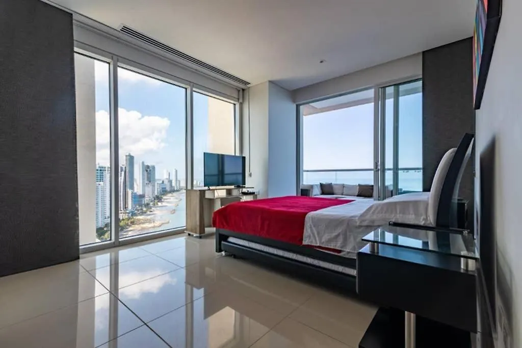Apartamento De Lujo H2 Plaza Bocagrande Cartagena Apartment