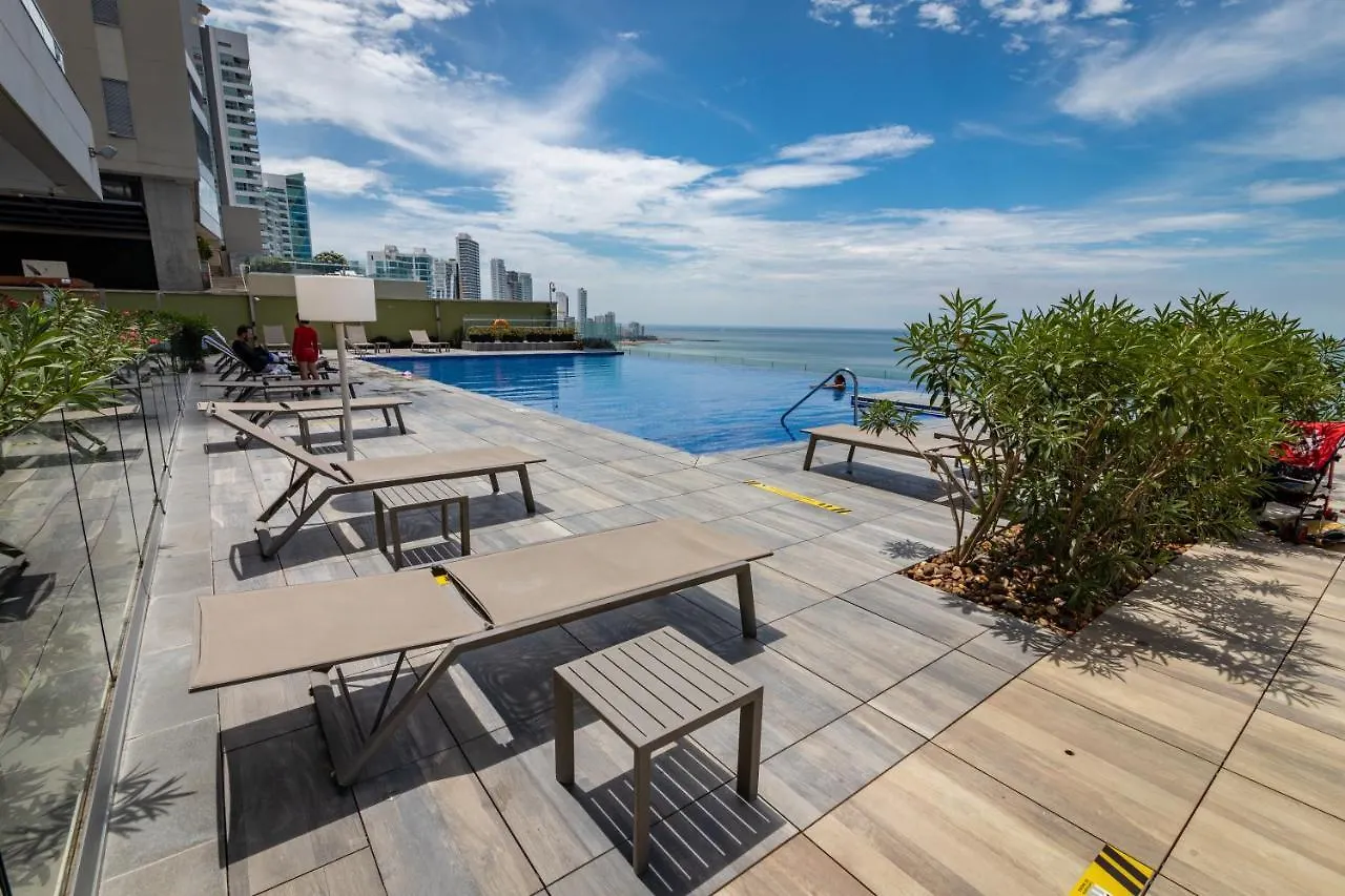 Apartamento De Lujo H2 Plaza Bocagrande Cartagena Apartment