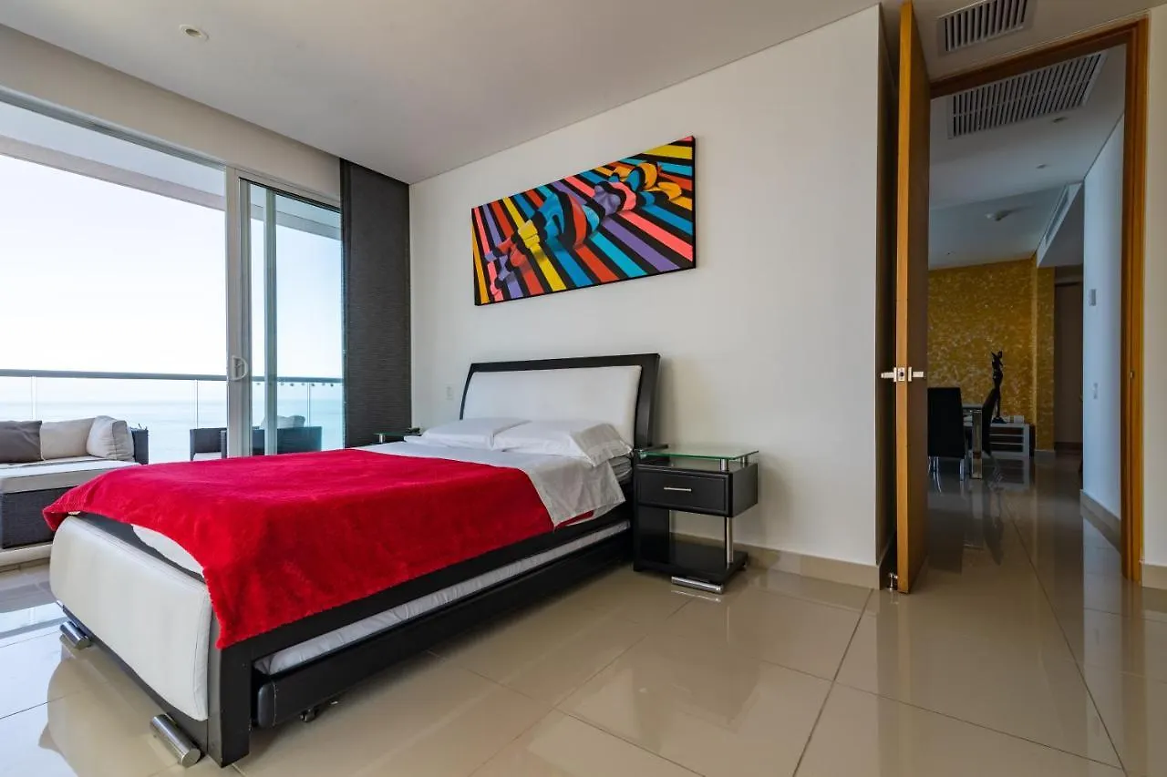 Apartamento De Lujo H2 Plaza Bocagrande Cartagena Apartment